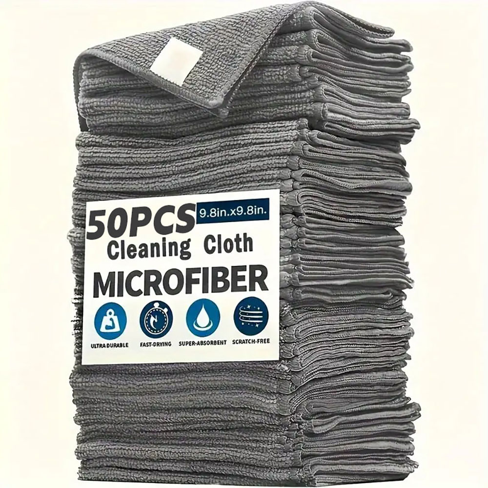 Microfiber Towel Detailing - Kain Pembersih Mikrofiber Tebal Bebas Serat,