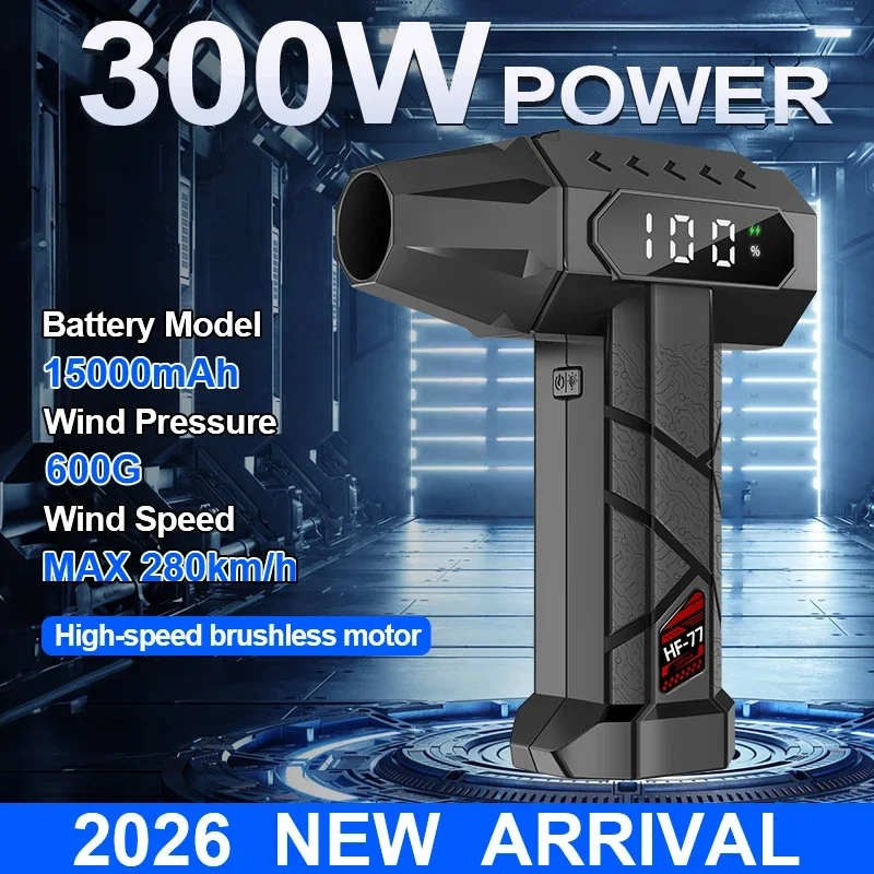Dryer Car Blower - Kipas Turbo Jet 15000mAh 5 Kecepatan