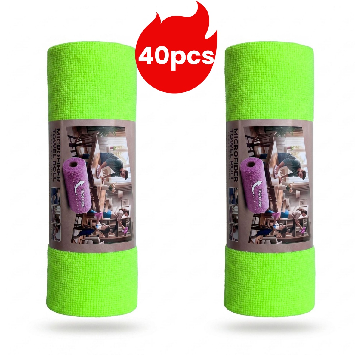 40pcs/25*25cm Handuk cuci mobi - Microfiber Towel Detailing ulasan dan harga